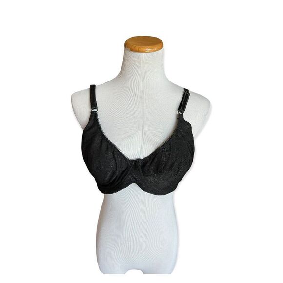 Womens Mamia Black Lace Underwire Bra - 42B - Style BR1049W - Picture 1 of 2